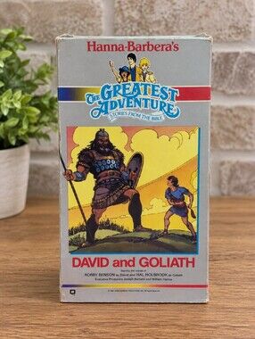 1986 VHS  Hanna-Barbera “David & Goliath”The Greatest Adventure